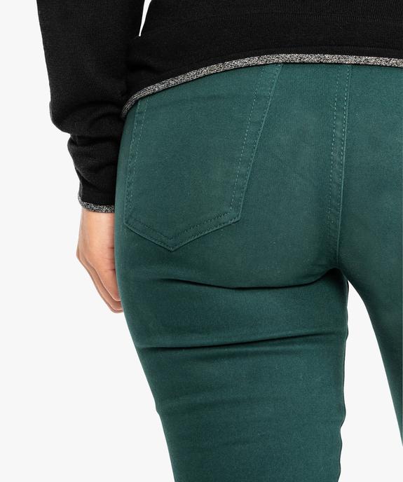 Jegging slim uni coloré vue2 - FOLLOW ME - GEMO