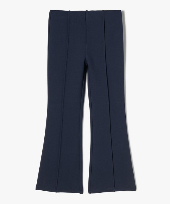 Pantalon en maille coupe flare fille vue1 - GEMO 4G FILLE - GEMO