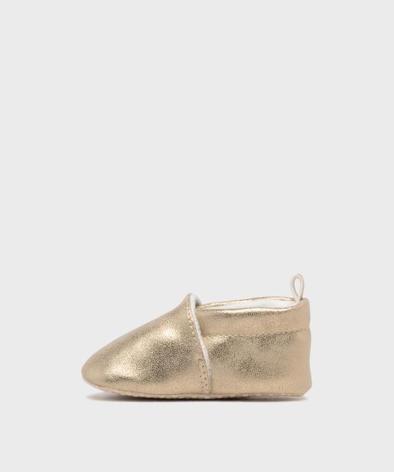 Chaussures de naissance métallisées bébé fille - Little Love vue3 - LITTLE LOVE - GEMO