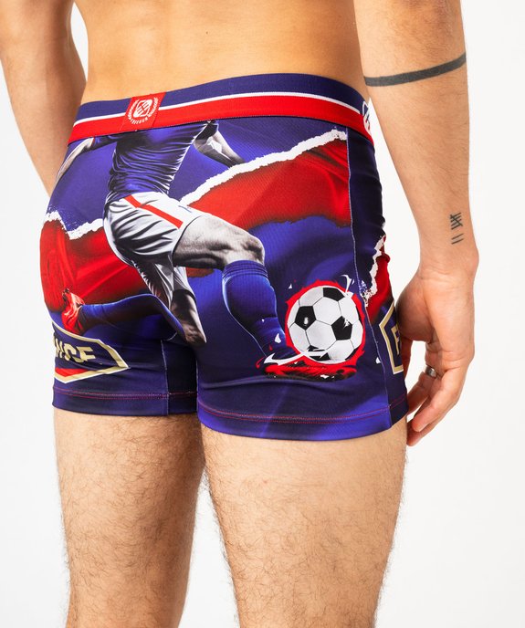 Boxer microfibre imprimé Équipe de France de football homme - Freegun vue3 - FREEGUN - GEMO