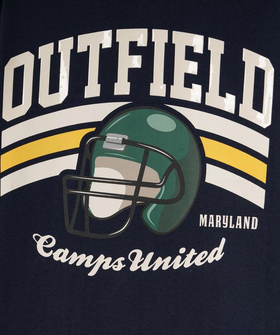 Tee-shirt manches longues imprimé garçon - Camps United vue2 - CAMPS GEMO FOR GOOD - GEMO