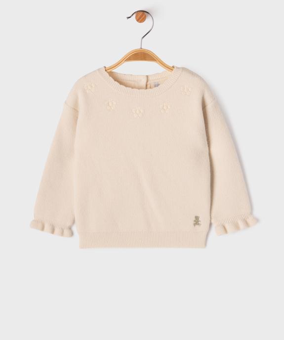 Pull moelleux, doux et extensible bébé fille - LuluCastagnette vue1 - LULUCASTAGNETTE - GEMO