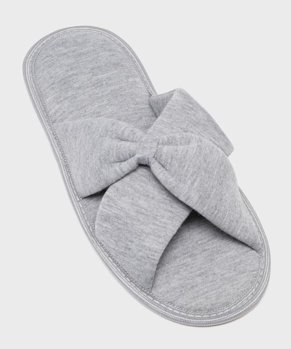 Mules d’intérieur ouvertes à brides croisées femme vue5 - GEMO(HOMWR FEM) - GEMO