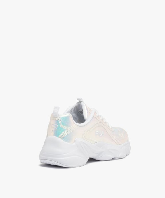 Baskets femme running irisées à lacets - Fila Alamo vue4 - FILA - GEMO