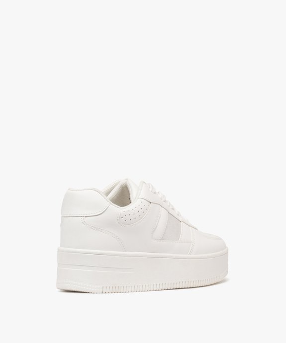Baskets fille compensées avec détail pailleté - Camps United vue4 - CAMPS - GEMO