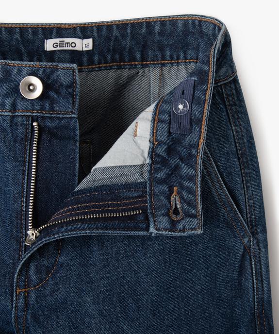 Jean cargo coupe Straight fille vue2 - GEMO 4G FILLE - GEMO