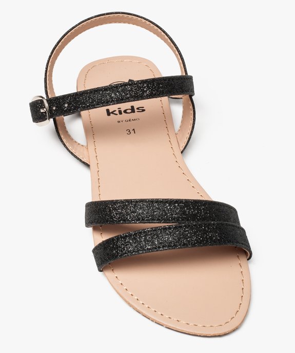 Sandales filles à brides fines brillantes vue5 - GEMO (ENFANT) - GEMO