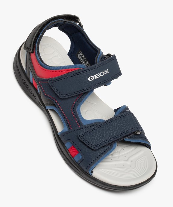 Sandales garçon sport à brides scratch - Geox vue5 - GEOX - GEMO
