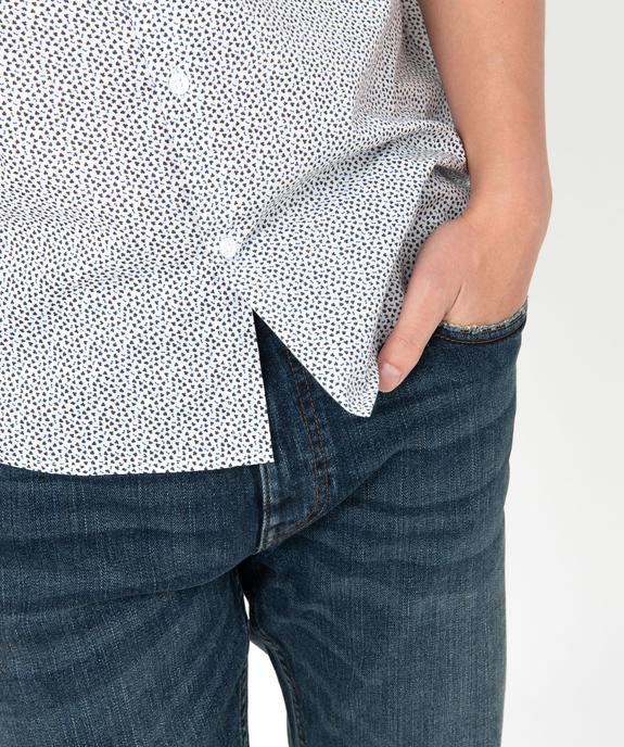 Jean coupe Regular coloris délavé homme vue3 - GEMO 4G HOMME - GEMO