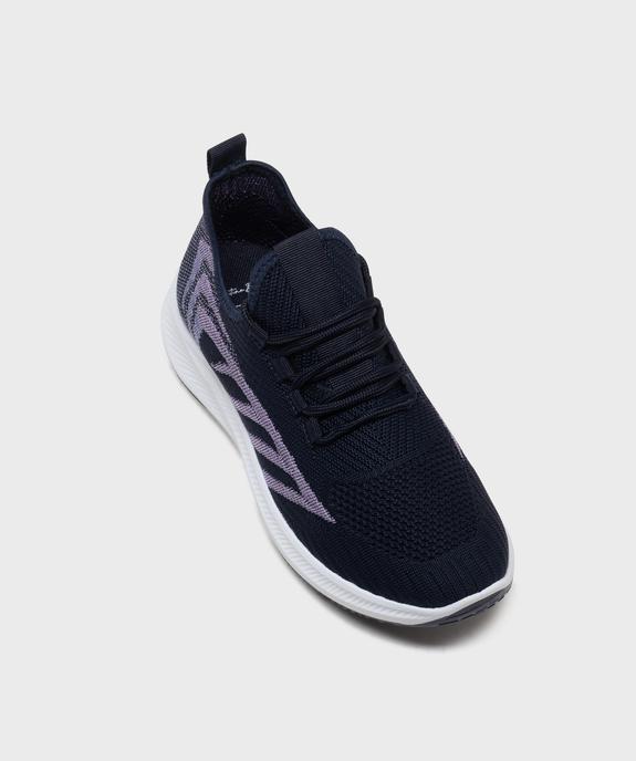 Baskets basses running en mesh à lacets femme - Valentina Baldano vue5 - VALENTINA BALDA - GEMO