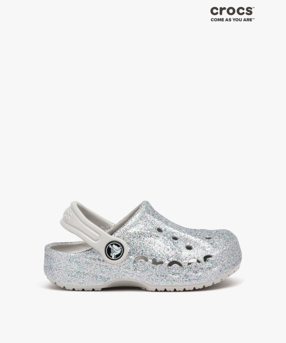 Sabots souples plage fille unis à paillettes - Crocs vue1 - CROCS - GEMO