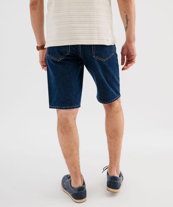 Bermuda en jean homme fin et souple vue8 - GEMO 4G HOMME - GEMO