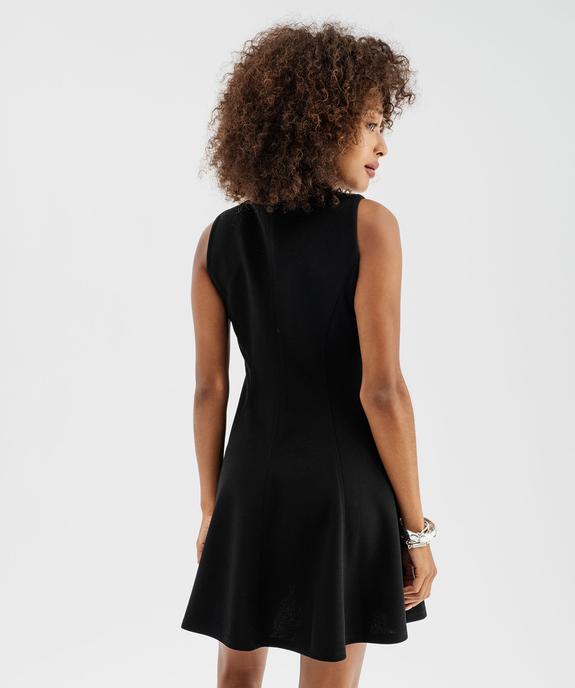 Robe courte sans manches bas évasé femme vue4 - GEMO 4G FEMME - GEMO