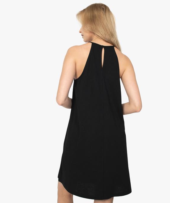 Robe femme forme trapèze à fines bretelles vue3 - GEMO(FEMME PAP) - GEMO