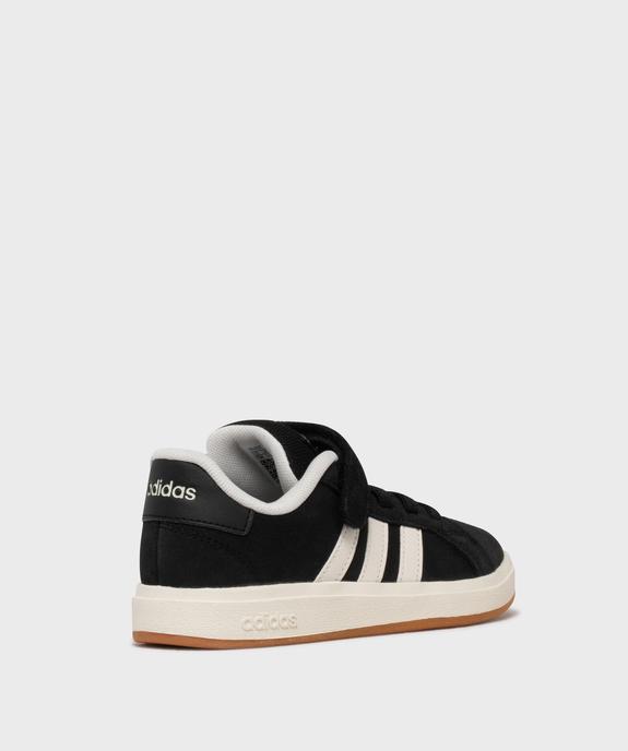 Baskets Grand Court 00s fermeture scratch enfant - Adidas vue4 - ADIDAS - GEMO