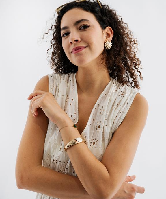 Robe de plage en broderie anglaise femme vue4 - GEMO (PLAGE) - GEMO