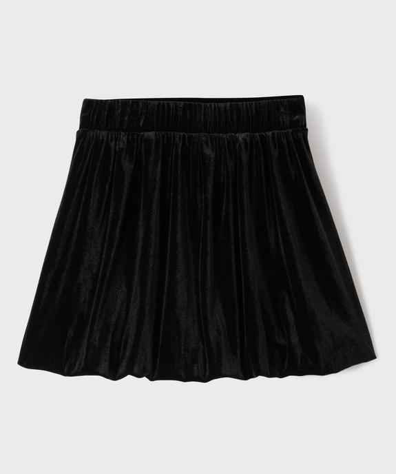Jupe ballon en velours fille vue3 - GEMO (ENFANT) - GEMO