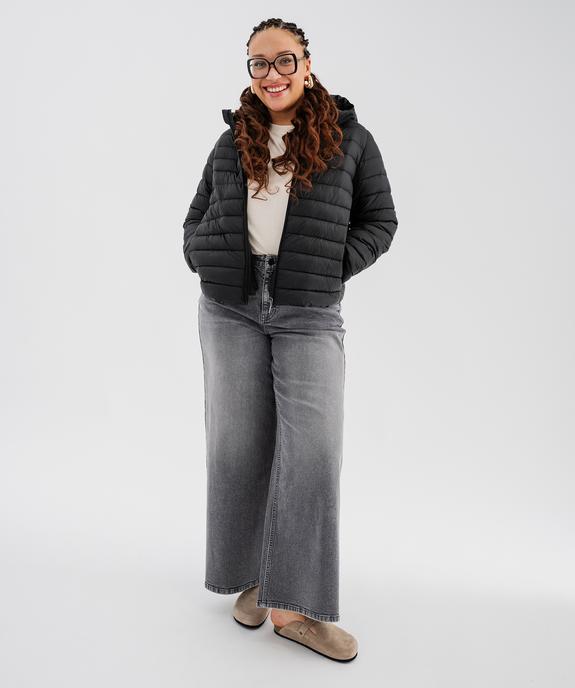 Doudoune légère à capuche femme grande taille vue4 - GEMO 4G GT - GEMO