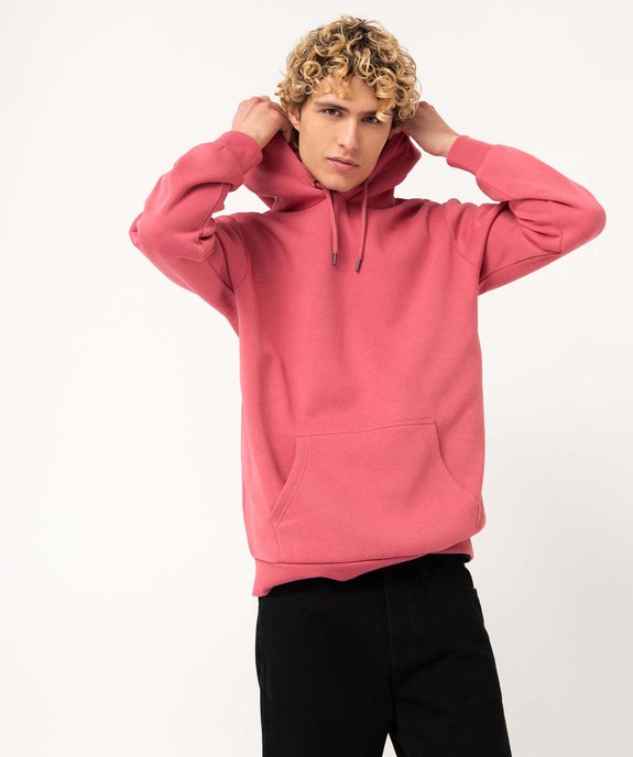 Sweat à capuche intérieur molletonné homme vue1 - GEMO 4G HOMME - GEMO