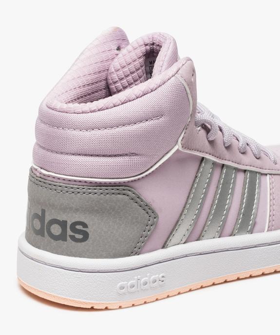 Baskets fille semi-montantes bicolores - Hoops Mid Adidas vue6 - ADIDAS - GEMO