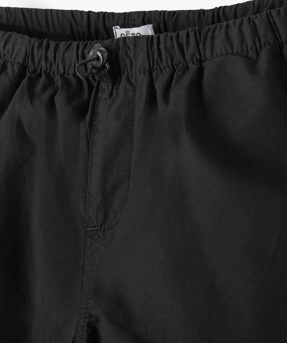 Pantalon parachute fille coupe large resserré aux chevilles  vue2 - GEMO (JUNIOR) - GEMO