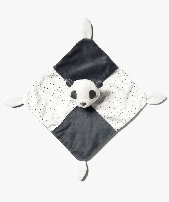 Doudou plat avec tête de panda bébé vue2 - GEMO (ACCESS) - GEMO