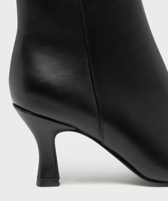 Bottines à talon fin et bout pointu femme - Follow Me vue6 - FOLLOW ME G4G - GEMO