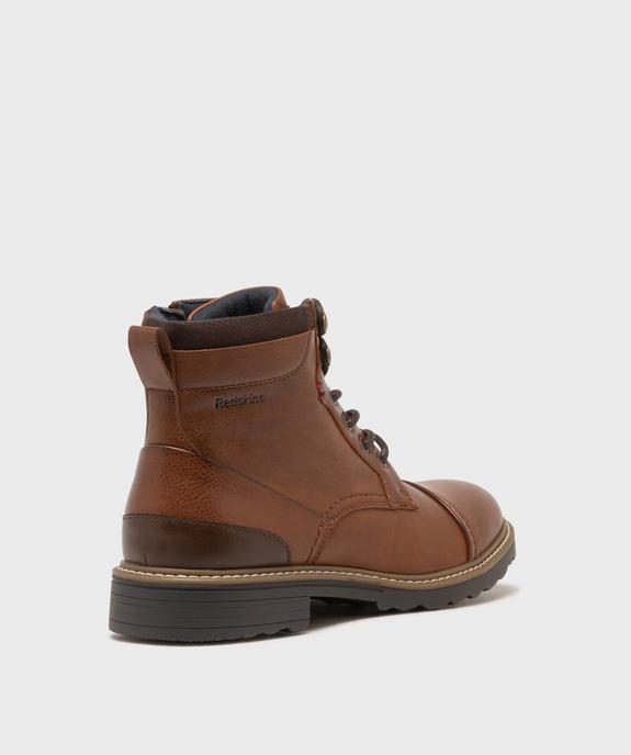 Low-boots à bout droit à lacets homme - Redskins vue4 - REDSKINS - GEMO