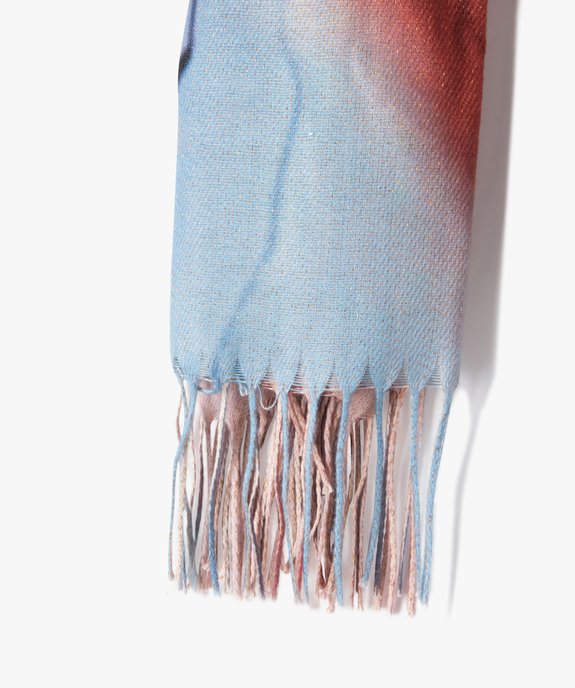 Foulard femme grand format avec détails cuivrés vue2 - GEMO (ACCESS) - GEMO
