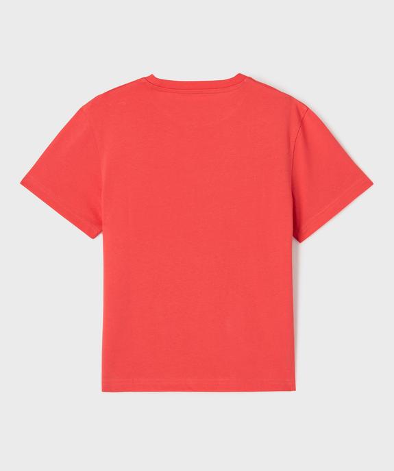 Tee-shirt manches courtes avec motif exotique garçon vue3 - GEMO (ENFANT) - GEMO
