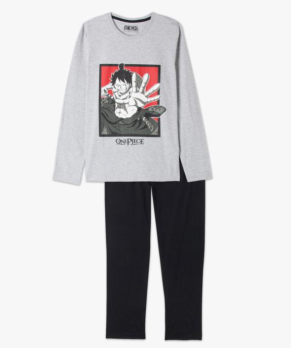 Pyjama bicolore homme - One Piece vue4 - ONE PIECE - GEMO