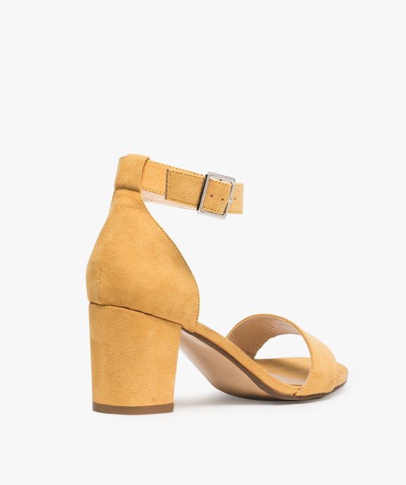 Sandales à talon avec bride cheville spéciales pied large femme - Valentina Baldano vue4 - VALENTINA BALDA - GEMO