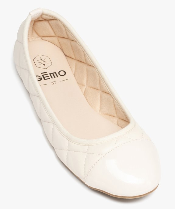 Ballerines femme avec effet matelassé et bout verni vue5 - VALENTINA BALDA - GEMO