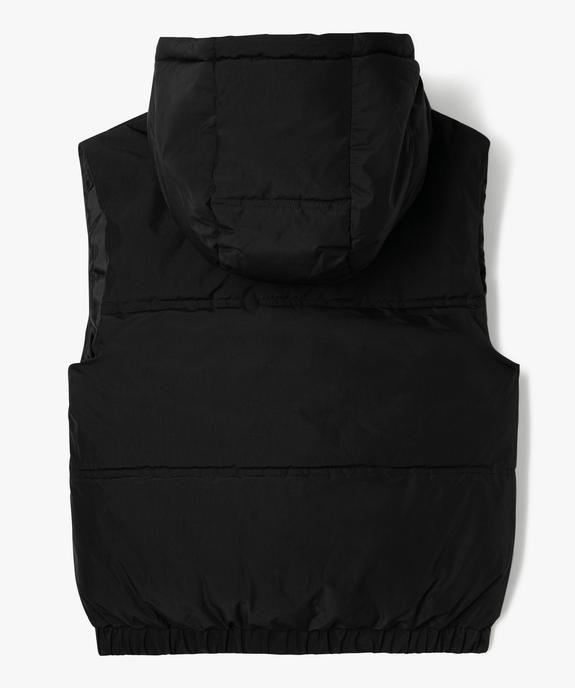 Blouson sans manches à capuche garçon vue5 - GEMO 4G FILLE - GEMO