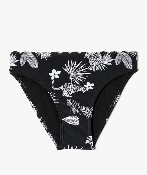 Bas de maillot de bain fille imprimé vue1 - GEMO (JUNIOR) - GEMO
