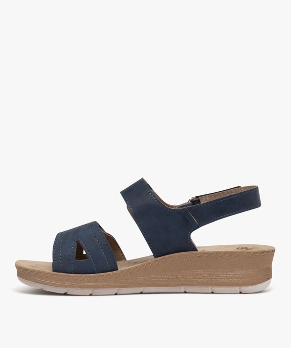 Sandales confort semelle intérieure cuir femme vue3 - G'FLEX - GEMO
