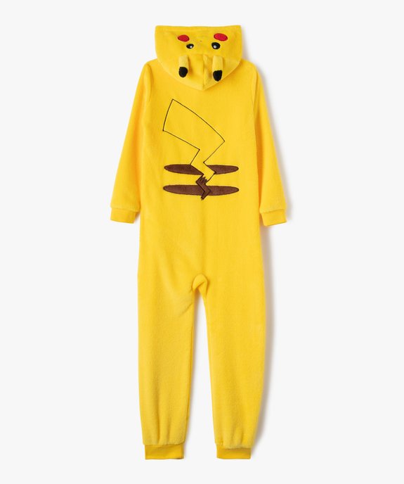 Combinaison pyjama garçon zippée Pikachu - Pokemon vue3 - POKEMON - GEMO