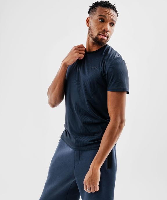 Tee-shirt de sport à manches courtes homme vue3 - GEMO (HOMME) - GEMO