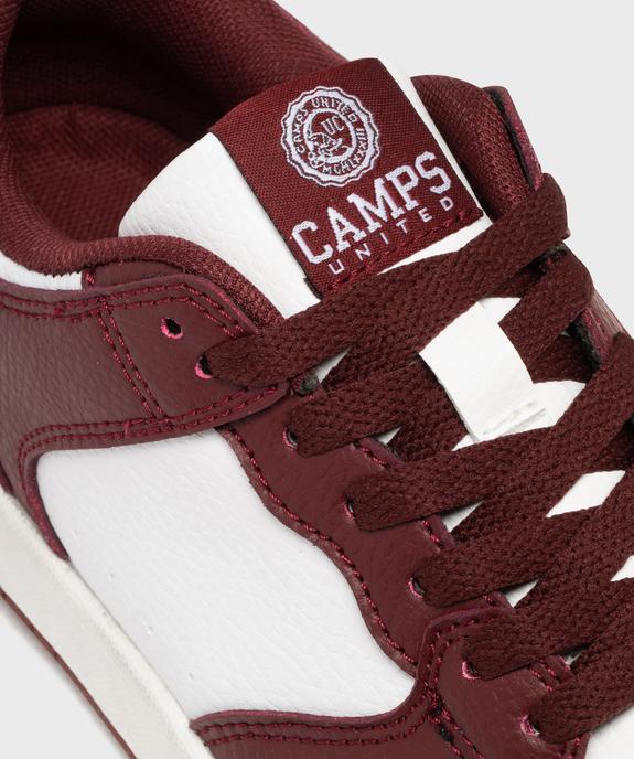 Baskets basses bicolores et grainées femme - Camps United vue6 - CAMPS GEMO FOR GOOD - GEMO