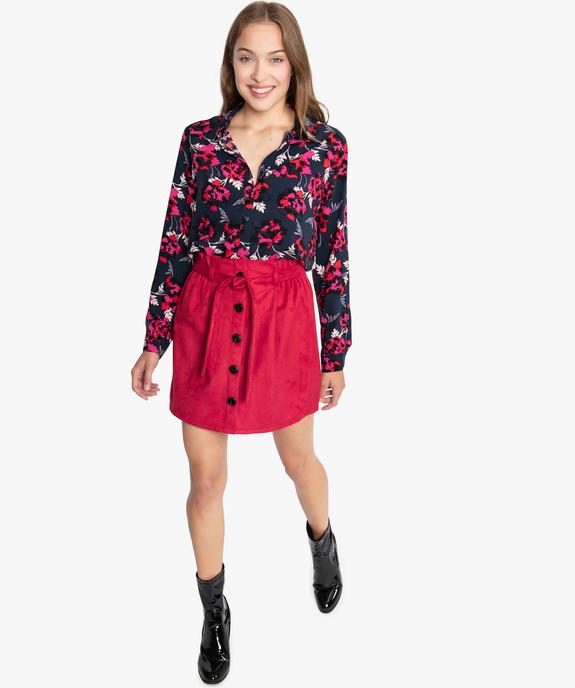 Chemise femme fluide imprimée vue5 - GEMO(FEMME PAP) - GEMO