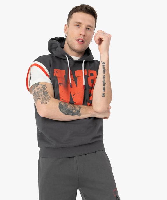 Sweat homme à capuche sans manches  – Camps United vue1 - CAMPS UNITED - GEMO