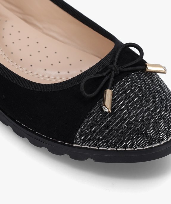 Ballerines femme à bout brillant et semelle crantée vue6 - GEMO(URBAIN) - GEMO
