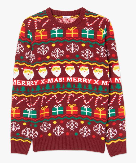 Pull de Noël pour homme multicolore vue4 - GEMO (HOMME) - GEMO