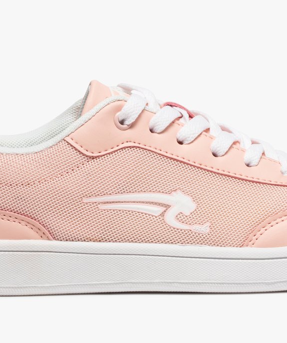Baskets femme unies dessus mesh - Airness vue6 - AIRNESS - GEMO