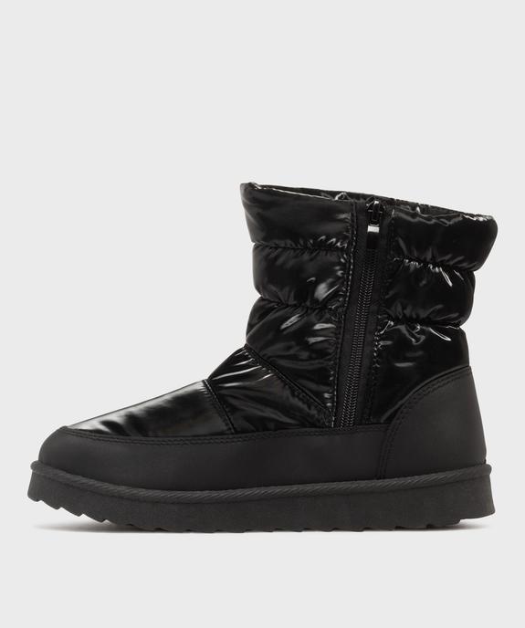 Boots de neige en textile avec doublure chaude femme - Follow Me vue3 - FOLLOW ME - GEMO