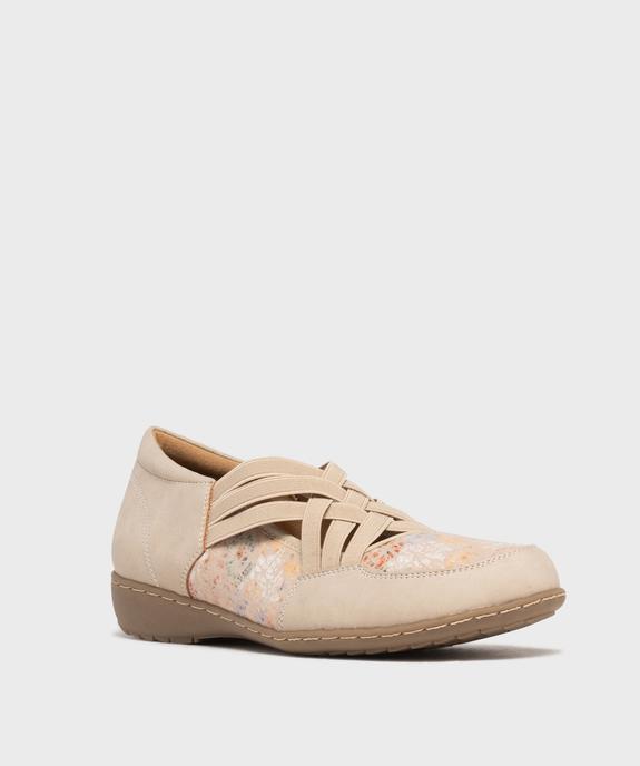 Chaussures confort avec brides élastiques femme vue2 - G'FLEX - GEMO