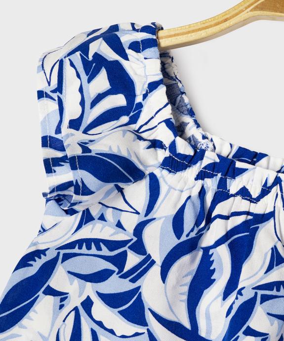 Blouse à bretelles à motifs fleuris bébé fille vue2 - GEMO 4G BEBE - GEMO