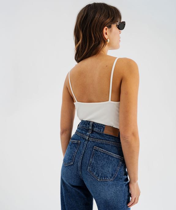 Débardeur uni à fines bretelles femme vue15 - GEMO(FEMME PAP) - GEMO