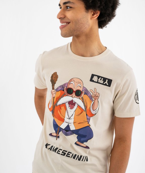 Tee-shirt manches courtes avec motif manga homme - Dragon Ball Z vue2 - DRAGON BALL Z - GEMO