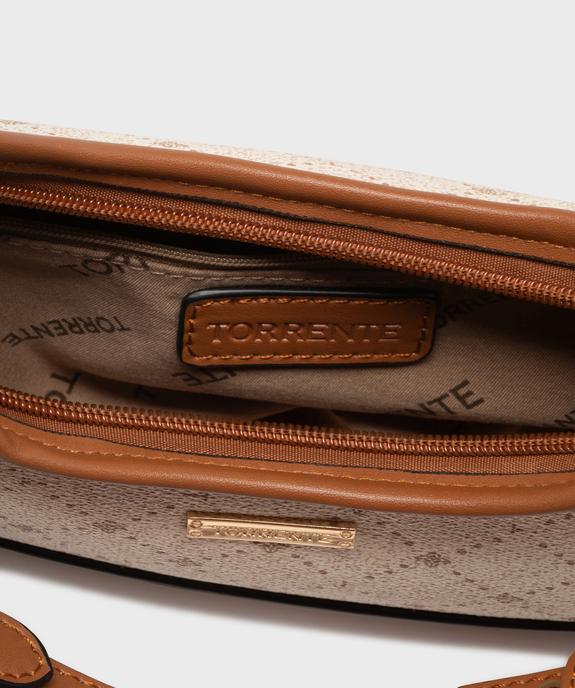 Sac mini porté épaule avec bandoulière amovible femme - Torrente vue3 - TORRENTE - GEMO